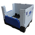 JOIN Collapsible Sleeve Logistics HDPE Box Foldable Plastic Pallet Box with Wheels for Shipping, Storage & Transport
