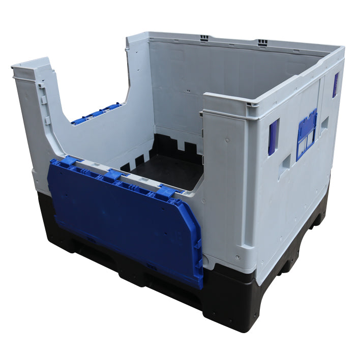 JOIN Collapsible Sleeve Logistics HDPE Box Foldable Plastic Pallet Box with Wheels for Shipping, Storage & Transport